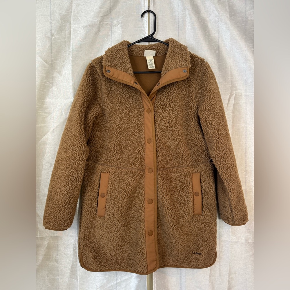 L.L. Bean Tan Teddy Jacket